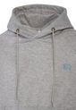 Buzo-Hoodie - Slim Fit - Logo Bordado Hombre Gris-Blanco Kuva - Elefante de Kuva