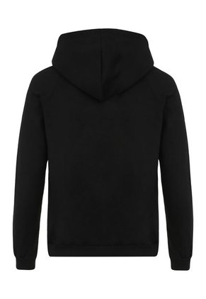 Buzo-Hoodie - Slim Fit - Logo Bordado Hombre Negro-Blanco Kuva - Elefante