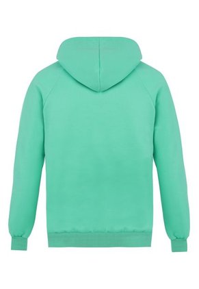 Buzo-Hoodie - Slim Fit - Logo Bordado Hombre Aguamarina-Blanco Kuva - Elefante