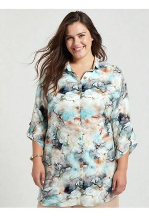 Bluson Para Mujer. Manga 3/4 Gris Claro Marca L&H