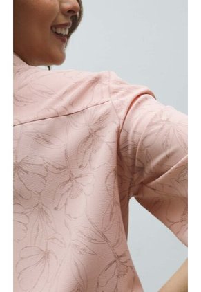 Blusa Para Mujer. Manga 3/4 Coral Marca L&H