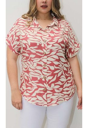 Blusa Para Mujer. Manga Corta Rosado Marca L&H