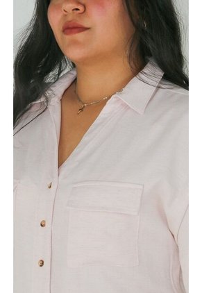 Blusa Para Mujer Manga Corta Rosado Marca L&H Ref. 9V412007