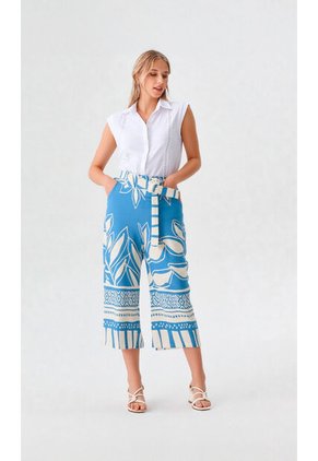 Capri Para Mujer Azul Marca L&H Ref. 1F426080