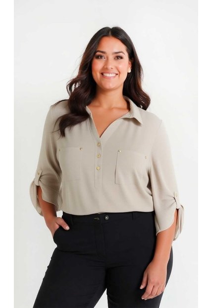 Blusa Para Mujer. Manga 3/4 Rosado Marca L&H Ref. 1F612172