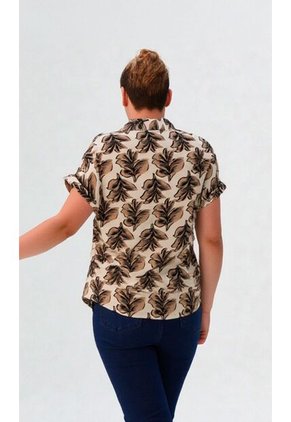 Blusa Para Mujer Manga Corta Verde Marca L&H Ref. 5P412262