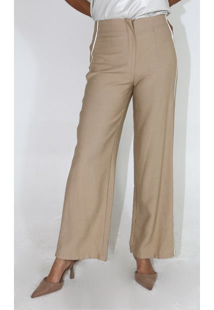 Pantalon Para Mujer Taupe Marca L&H