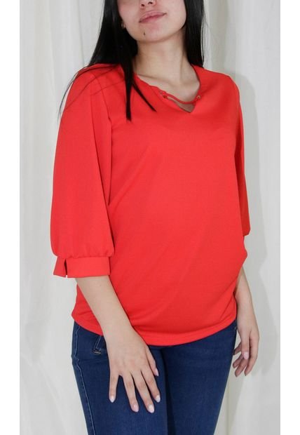 Camiseta Para Mujer Rojo Marca L&H