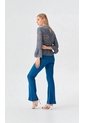 Blusa Para Mujer Manga 3/4 Azul Marca L&H Ref. 5P412303 de L&H
