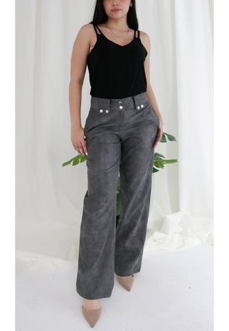 Pantalon Para Mujer Gris Oscuro Marca L&H L&H