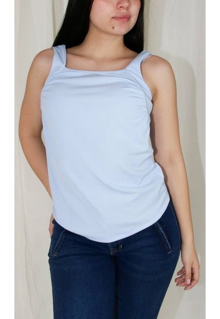 Camiseta Para Mujer Azul Claro Marca L&H
