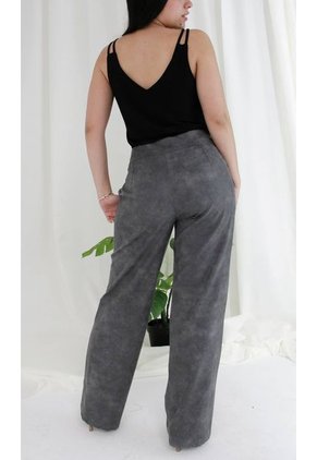 Pantalon Para Mujer Gris Oscuro Marca L&H
