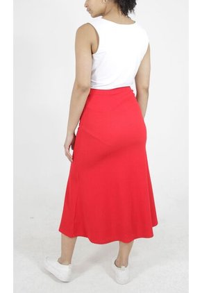 Falda Para Mujer Rojo Marca L&H