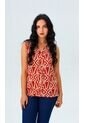 Blusa Para Mujer Manga Sisa Terracota Marca L&H Ref. 5P412265 de L&H