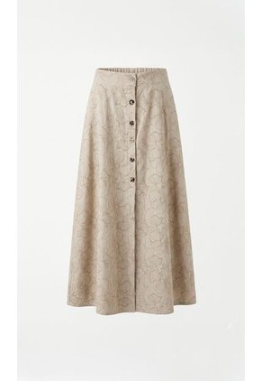 Falda Para Mujer Beige Marca L&H Ref. 1F414047