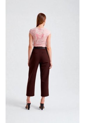 Pantalon Para Mujer Cafe Marca L&H Ref. 2Bv407001