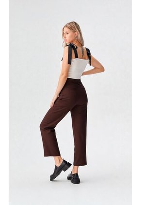 Pantalon Para Mujer Cafe Marca L&H Ref. 2Bv407001
