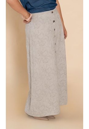 Falda Para Mujer Beige Marca L&H Ref. 1F414047