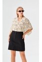 Blusa Para Mujer Manga Corta Beige Marca L&H Ref. 4R412132 de L&H