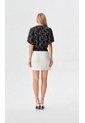 Blusa Para Mujer Manga Corta Negro Marca L&H Ref. 4R412132 de L&H