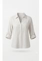 Blusa Para Mujer Manga 3/4 Taupe Marca L&H Ref. 5P412295 de L&H