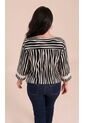 Blusa Para Mujer Manga 3/4 Negro Marca L&H Ref. 5P412305 de L&H