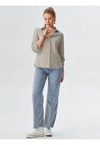 Blusa Para Mujer Manga 3/4 Beige Marca L&H Ref. 5P412294 L&H