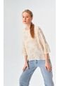 Blusa Para Mujer Manga 3/4 Blanco Marca L&H Ref. 5P412303 de L&H