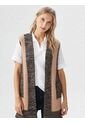 Chaleco Para Mujer Cafe Marca L&H de L&H