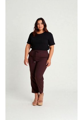 Pantalon Para Mujer. Cafe Marca L&H Ref. 1F607050