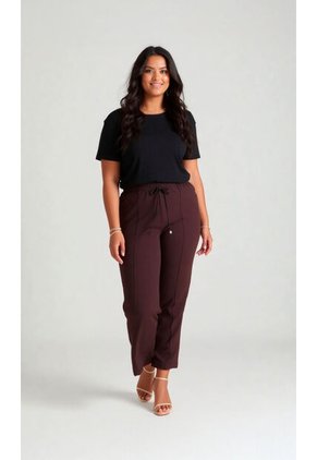 Pantalon Para Mujer. Cafe Marca L&H Ref. 1F607050