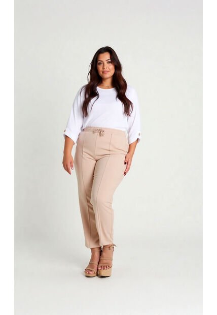 Pantalon Para Mujer. Caqui Marca L&H Ref. 1F607082