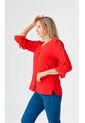 Blusa Para Mujer Manga 3/4 Rojo Marca L&H Ref. 1F412665 de L&H