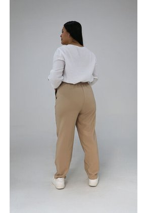 Pantalon Para Mujer. Caqui Marca L&H Ref. 1F607082