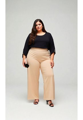 Pantalon Para Mujer. Beige Marca L&H Ref. 1F607083