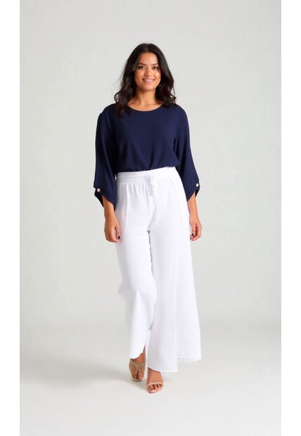 Pantalon Para Mujer. Blanco Marca L&H Ref. 1F607077