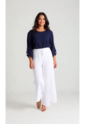 Pantalon Para Mujer. Blanco Marca L&H Ref. 1F607077
