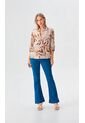 Blusa Para Mujer Manga 3/4 Taupe Marca L&H Ref. 1F412731 de L&H