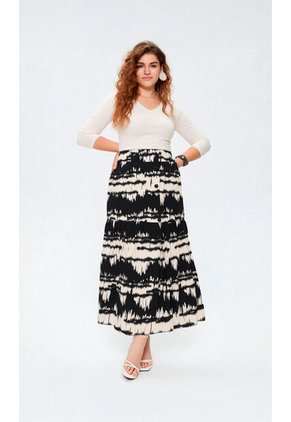 Falda Para Mujer Negro Marca L&H Ref. 1F414042