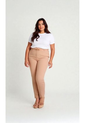 Pantalon Para Mujer. Caqui Marca L&H Ref. 1F607066
