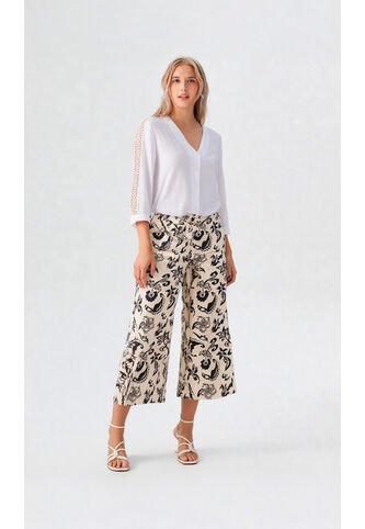 Capri Para Mujer Gris Claro Marca L&H Ref. 1F426085 L&H