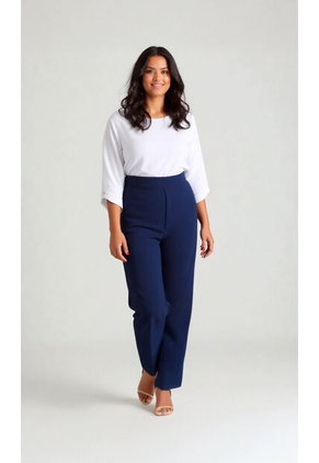 Pantalon Para Mujer. Azul Marca L&H Ref. 1F607083
