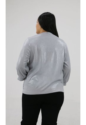 Camiseta Para Mujer. Gris Claro Marca L&H Ref. 1F609184