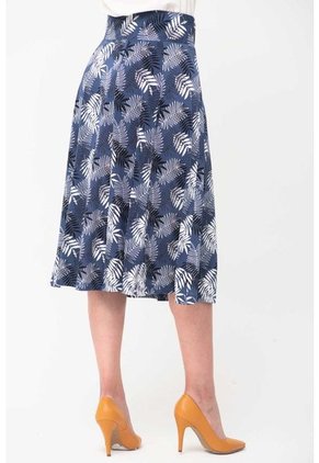 Falda Para Mujer Azul Marca L&H