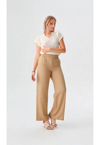 Pantalon Para Mujer Taupe Marca L&H Ref. 2J407059 L&H