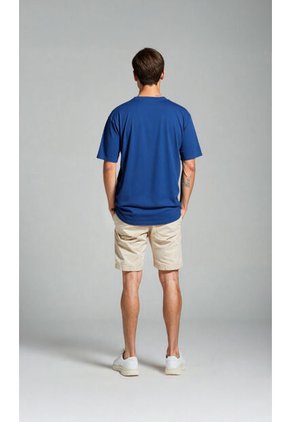 T-Shirt Para Hombre Azul Marca L&H Ref. 2Bw119003