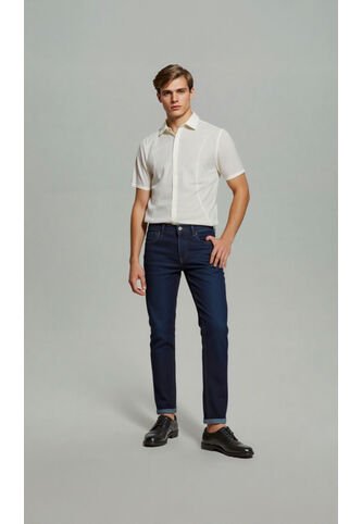 Jean Para Hombre Azul Marca L&H Ref. 5O107112 L&H