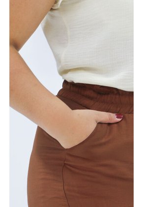 Pantalon Para Mujer Cafe Marca L&H Ref. 2J407059