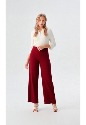 Pantalon Para Mujer Vino Marca L&H Ref. 2J407075