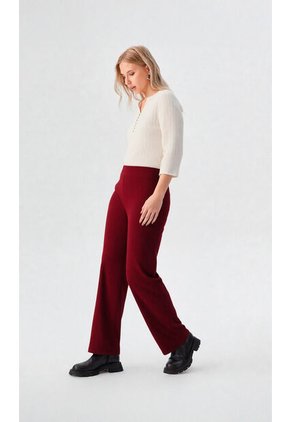 Pantalon Para Mujer Vino Marca L&H Ref. 2J407075